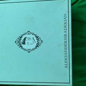 New Aleksander Siradekian Glitter Bow Pumps